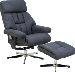Relaxsessel anthrazit Microfaser B/H/T: ca. 83x83x98 cm