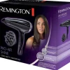 REMINGTON Haartrockner D5215 schwarz grau Kunststoff B/H/T: ca. 9x18x26 cm