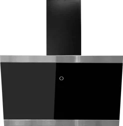 Respekta Dunstabzugshaube CH88060SA schwarz Edelstahl Glas B/H/T: ca. 59,5x40x37,8 cm