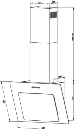 Respekta Küchenblock Economy weiß matt B/H/T: ca. 310x200x60 cm