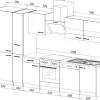 Respekta Küchenblock KB310WSCGKE178G schwarz B/H/T: ca. 310x200x60 cm