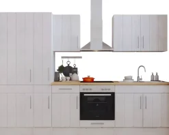 Respekta Küchenblock Premium weiß matt B/H/T: ca. 300x211x60 cm