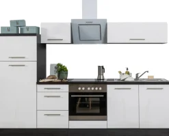 Respekta Küchenblock Premium Eiche Eiche grau Nachbildung B/H/T: ca. 270x200x60 cm