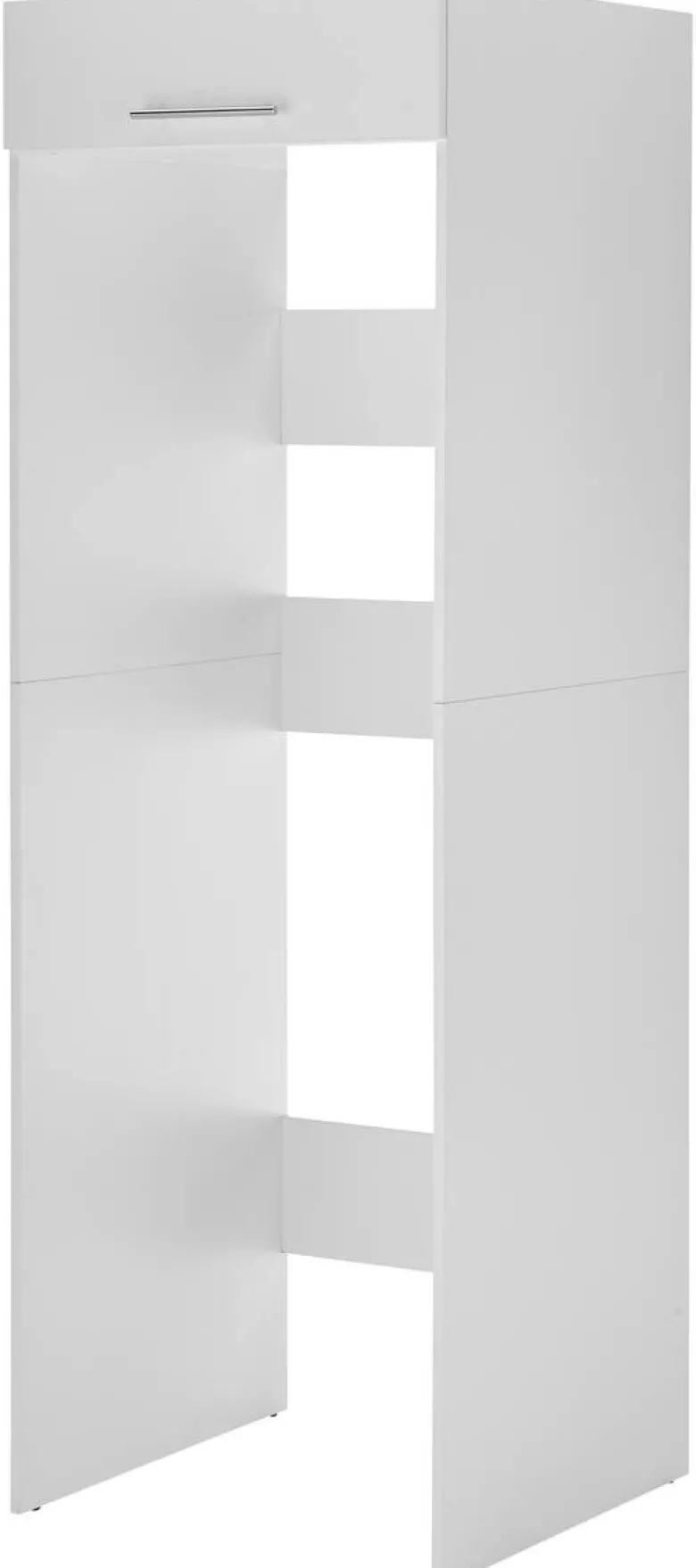Respekta Waschmaschinenumbauschrank Clara weiß matt B/H/T: ca. 67,4x200x67,6 cm