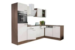 Respekta Winkelküche KBL280EYWS weiß B/H/T: ca. 280x205x172 cm