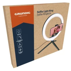 Ringlicht schwarz B/H/L: ca. 3,3x30x27,5 cm 1 Brennstellen