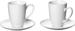 Ritzenhoff & Breker Latte Macchiato-Set 4tlg. Bianco weiß Porzellan 4 tlg.