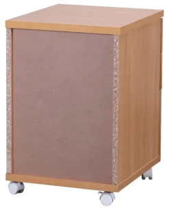 Rollcontainer braun Spanplatte B/H/T: ca. 40x60x45 cm