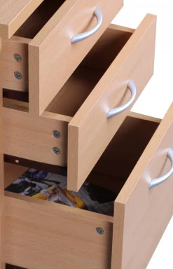 Rollcontainer braun Spanplatte B/H/T: ca. 40x60x45 cm