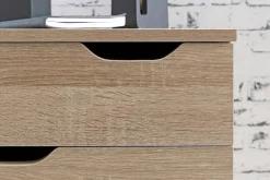 Rollcontainer braun Spanplatte B/H/T: ca. 40x60x40 cm