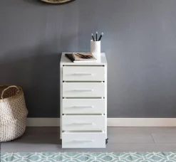 Rollcontainer braun Spanplatte B/H/T: ca. 33x63x63 cm