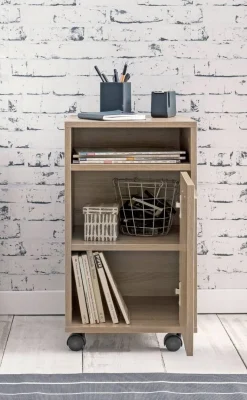 Rollcontainer braun Spanplatte B/H/T: ca. 33x60x38 cm