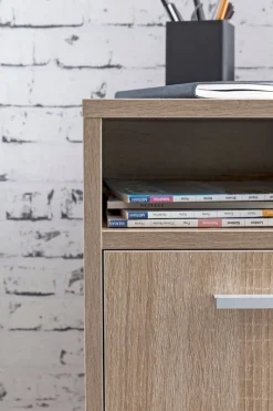 Rollcontainer braun Spanplatte B/H/T: ca. 33x60x38 cm