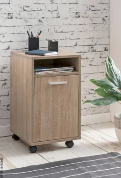 Rollcontainer braun Spanplatte B/H/T: ca. 33x60x38 cm