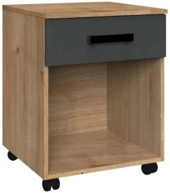 Rollcontainer Liverpool Plankeneiche Nachbildung B/H/T: ca. 46x58x40 cm