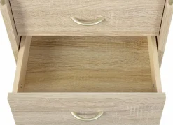 Rollcontainer Novi Eiche Sonoma Nachbildung B/H/T: ca. 40x65x36 cm
