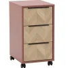 Rollcontainer Piazza braun B/H/T: ca. 32,6x59,7x39,1 cm