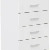 Rollcontainer weiß Spanplatte B/H/T: ca. 40x70,5x33 cm