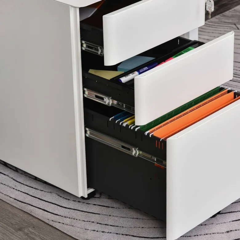 Rollcontainer 924-006WT weiß B/H/T: ca. 39x59x48 cm