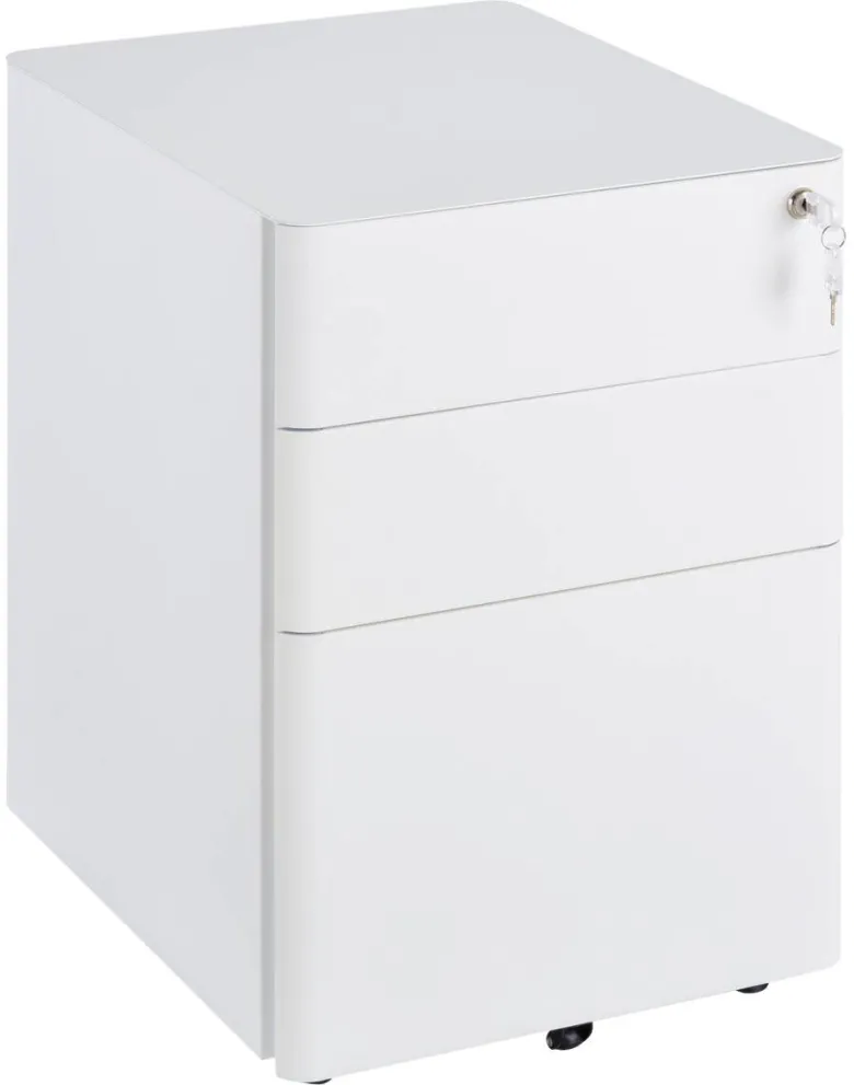 Rollcontainer 924-006WT weiß B/H/T: ca. 39x59x48 cm