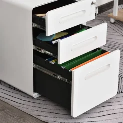 Rollcontainer 924-007WT weiß B/H/T: ca. 39x59x48 cm