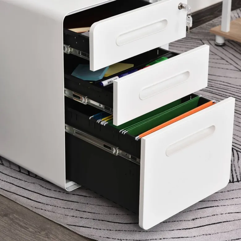 Rollcontainer 924-007WT weiß B/H/T: ca. 39x59x48 cm