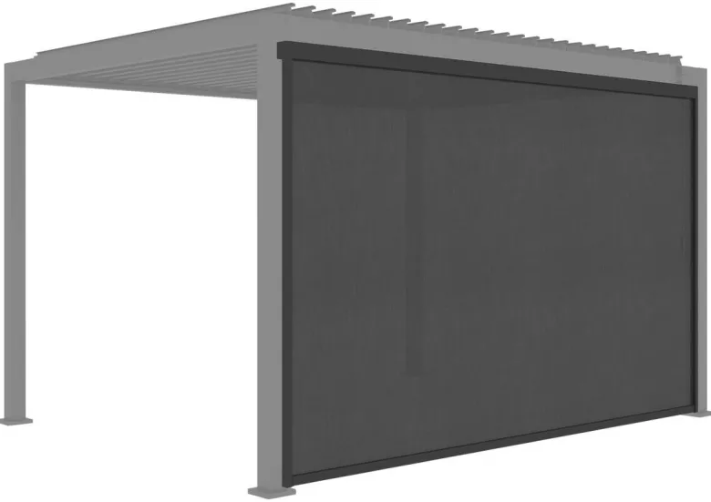 Rollo anthrazit Aluminium B/H/L: ca. 8,5x231,5x371 cm