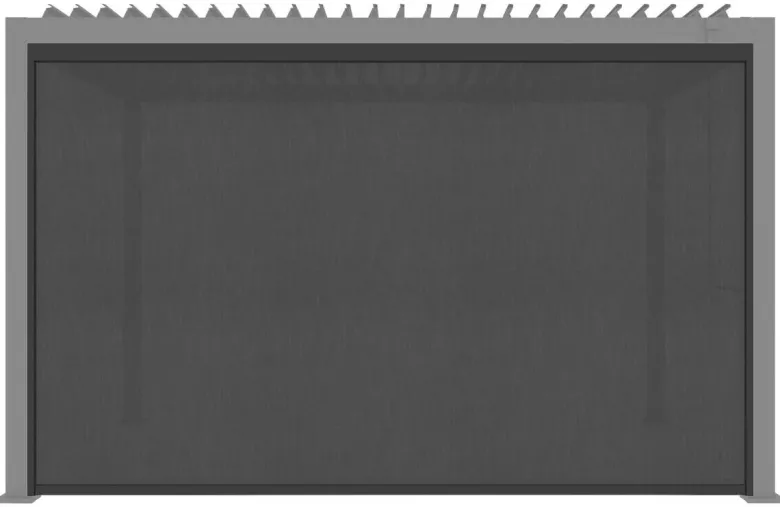 Rollo anthrazit Aluminium B/H/L: ca. 8,5x231,5x371 cm