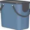 Rotho Abfalleimer ALBULA blau B/H/L: ca. 23,5x34x40 cm