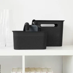 Rotho Aufbewahrungsbox anthrazit B/H/L: ca. 18x13x26 cm