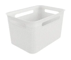 Rotho Aufbewahrungsbox weiß B/H/L: ca. 26x21x36 cm