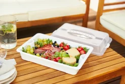 Rotho Party-Butler COOL u. FRESH weiß B/H/L: ca. 29,5x11x43,5 cm