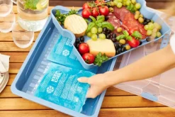 Rotho Party-Butler COOL u. FRESH blau B/H/L: ca. 29,5x11x43,5 cm