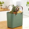 Rotho Tasche grün B/H/L: ca. 23,5x34x40 cm