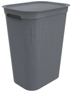 Rotho Wäschebox schwarz B/H/L: ca. 34x52,9x43,1 cm