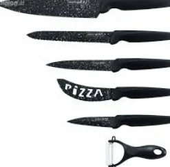 Royalty Line Küchenmesserset schwarz Kunststoff 5 tlg.