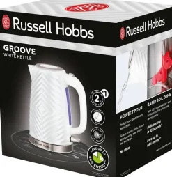 Russell Hobbs Edelstahl-Wasserkocher 26381-70 weiß Edelstahl Edelstahl B/H/T: ca. 22x24x17 cm ca. 1,7 l