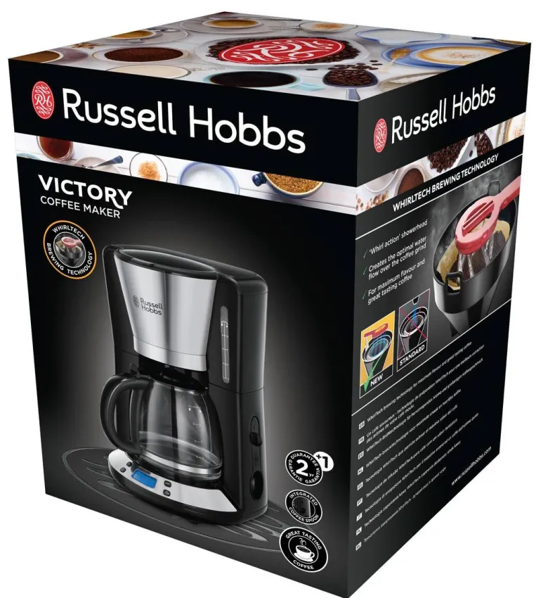 Russell Hobbs Kaffeeautomat 23618016002 schwarz Kunststoff Klarglas B/H/T: ca. 21,2x35,3x23,7 cm
