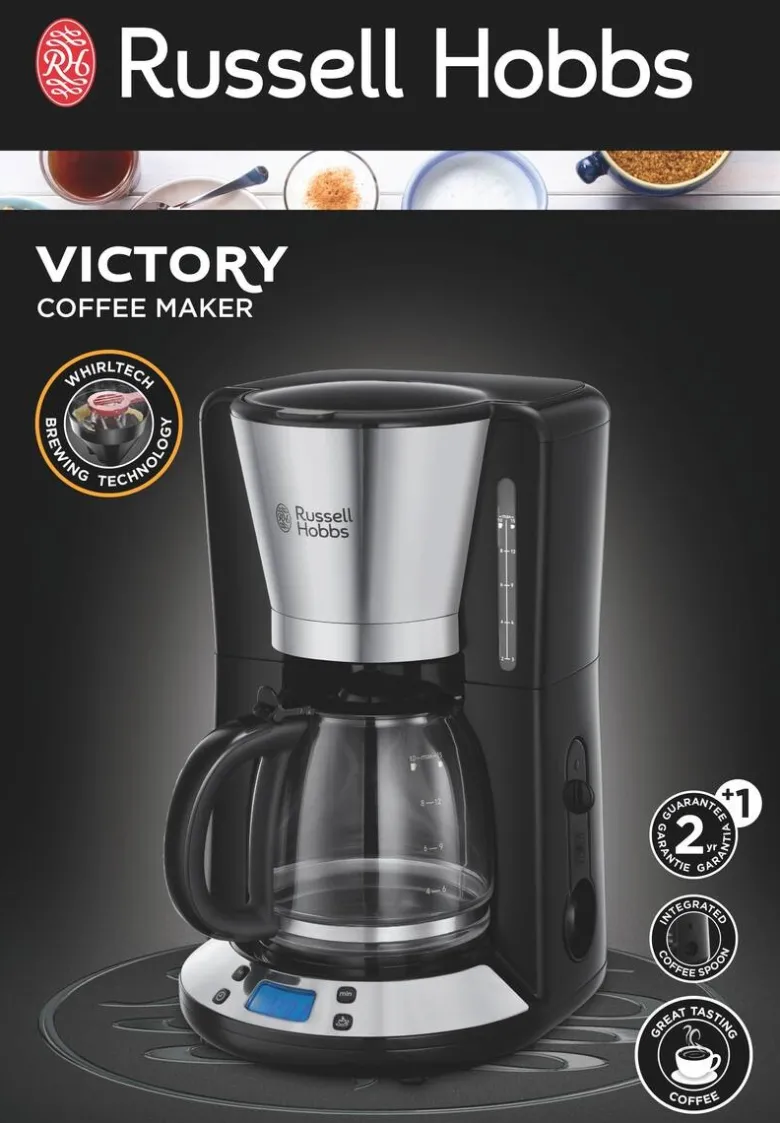 Russell Hobbs Kaffeeautomat 23618016002 schwarz Kunststoff Klarglas B/H/T: ca. 21,2x35,3x23,7 cm