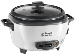 Russell Hobbs Reiskocher weiß Kunststoff Metall Glas B/H/L: ca. 21x19x15 cm
