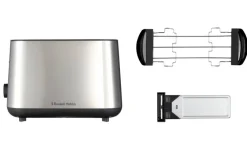 Russell Hobbs Toaster 27390-56 silber schwarz Edelstahl B/H/L: ca. 17,4x22,6x29,3 cm