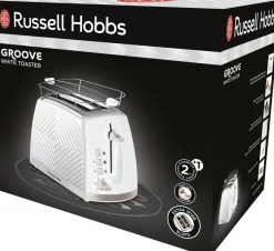 Russell Hobbs Toaster 26391-56 weiß Edelstahl Edelstahl B/H/T: ca. 37x22x18 cm