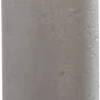 Rustic-Kerze grau B/H/L: ca. 6,8x10x6,8 cm