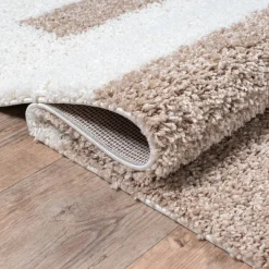 Sanat Hochflorteppich MILANO beige B/L: ca. 80x200 cm