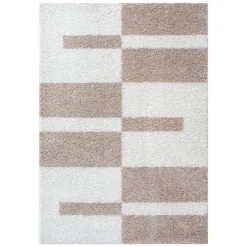 Sanat Hochflorteppich MILANO beige B/L: ca. 80x200 cm
