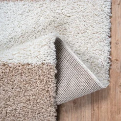 Sanat Hochflorteppich MILANO beige B/L: ca. 80x200 cm