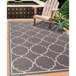 Sanat Outdoorteppich BERLIN hellgrau B/L: ca. 80x200 cm
