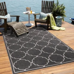 Sanat Outdoorteppich BERLIN grau B/L: ca. 120x170 cm