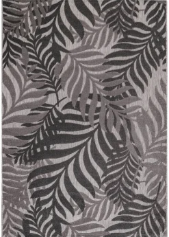 Sanat Outdoorteppich FLORAL grau B/L: ca. 160x230 cm