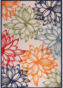 Sanat Outdoorteppich FLORAL bunt B/L: ca. 120x170 cm